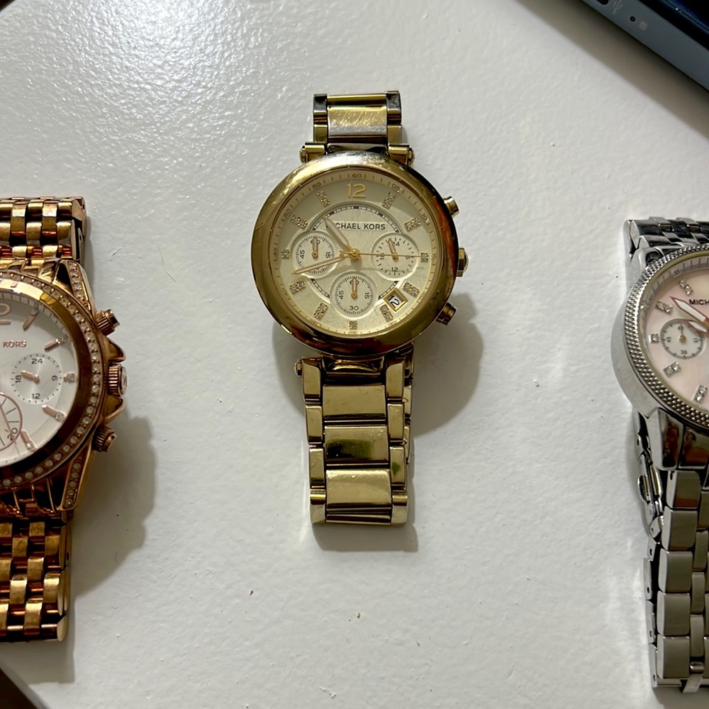 Michael Kors Mk5276 Gold Chronograph Watch